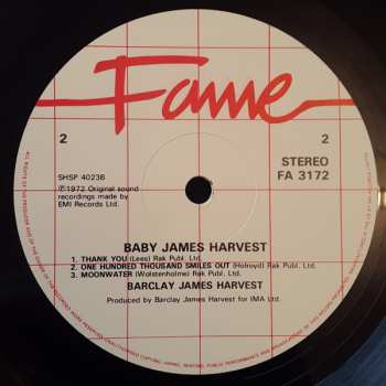 LP Barclay James Harvest: Baby James Harvest
