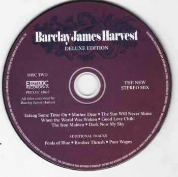 3CD/DVD Barclay James Harvest: Barclay James Harvest DLX | LTD 252836