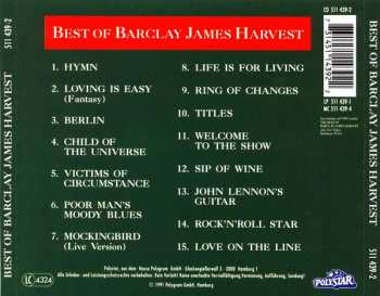 CD Barclay James Harvest: Best Of Barclay James Harvest 150831
