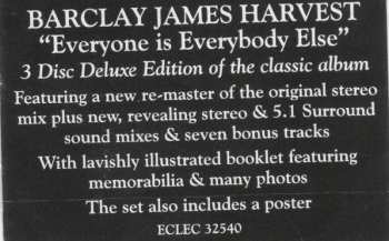 2CD/DVD Barclay James Harvest: Everyone Is Everybody Else DLX | DIGI 110925