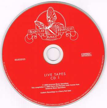 2CD Barclay James Harvest: Live Tapes 244616