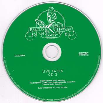 2CD Barclay James Harvest: Live Tapes 244616