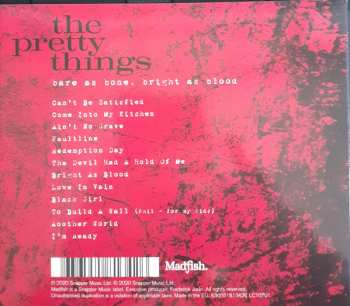 CD The Pretty Things: Bare As Bone, Bright As Blood DIGI 3611