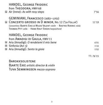 SACD Barokksolistene: London Calling! (Handel And His Contemporaries) 462995