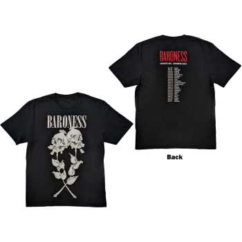 Merch Baroness: Baroness Unisex T-shirt: Razor Bloom (back Print) (large) L
