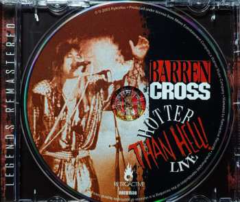CD Barren Cross: Hotter Than Hell Live LTD 517415