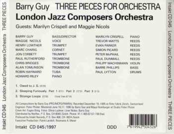 CD Barry Guy: Three Pieces For Orchestra 531906