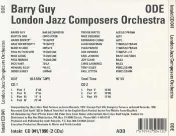 2CD Barry Guy: Ode 537196