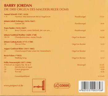 CD Barry Jordan: Die Drei Orgeln Des Magdeburger Doms DIGI 291185