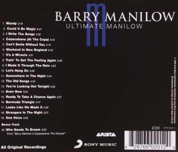 CD Barry Manilow: Ultimate Manilow 37776