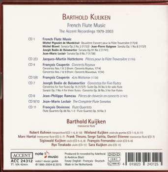 11CD/Box Set Barthold Kuijken: French Flute Music - The Accent Recordings 1979-2003 294521