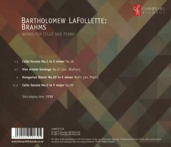CD Bartholomew LaFollette: Works For Cello And Piano 303282