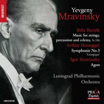 Album Bartok Honegger Stravinsky: Yevgeni Mravinsky Dirigiert