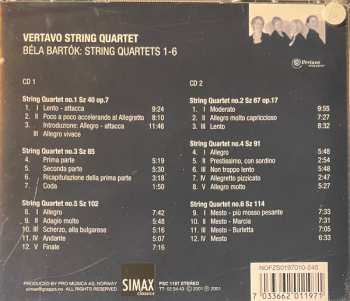2CD Béla Bartók: String Quartets 1-6