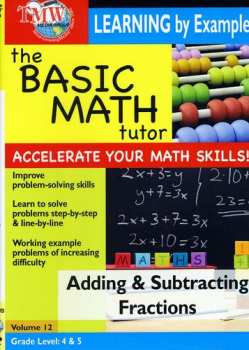 DVD Basic Math Tutor Adding & Subtracting Fractions: Basic Math Tutor Adding & Subtracting Fractions
