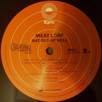 LP Meat Loaf: Bat Out Of Hell 3666
