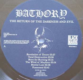 LP Bathory: The Return...... LTD | CLR 398805
