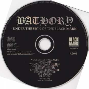 CD Bathory: Under The Sign Of The Black Mark 384470