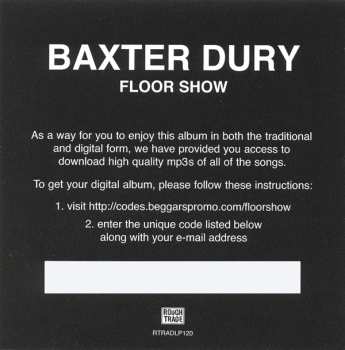 LP Baxter Dury: Floor Show