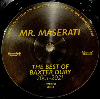 LP Baxter Dury: Mr. Maserati - Best Of Baxter Dury 2001-2021 382461