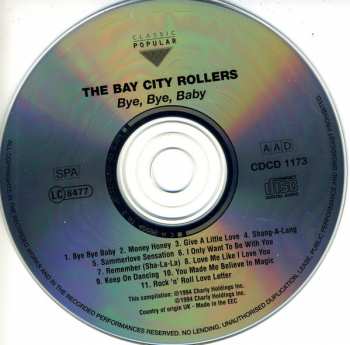 CD Bay City Rollers: Bye Bye Baby 434496