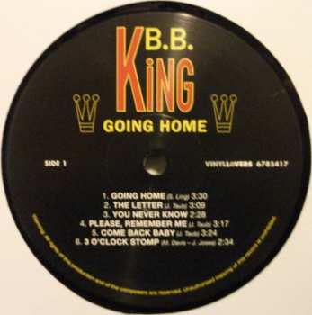 LP B.B. King: Going Home LTD 535682