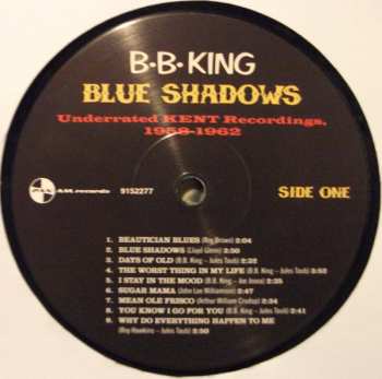 LP B.B. King: Blue Shadows - Underrated Kent Recordings 1958-1962 LTD 73665