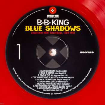 LP B.B. King: Blue Shadows - Underrated KENT Recordings, 1958-1962 LTD | CLR 423045