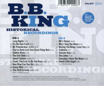2CD B.B. King: Historical Recordings - The Jazz Collector Edition 18524