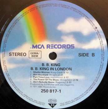 LP B.B. King: In London 432417
