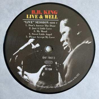 LP B.B. King: Live & Well 87819