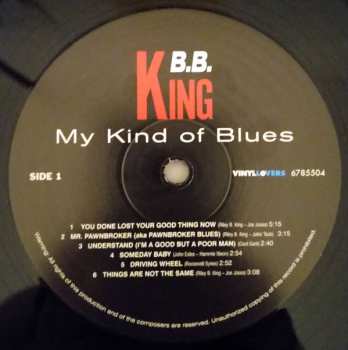 LP B.B. King: My Kind Of Blues LTD 87242