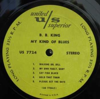 LP B.B. King: My Kind Of Blues 432428