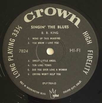 LP B.B. King: Singin' The Blues LTD 321049