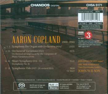 SACD BBC Philharmonic: Copland Orchestral Works 2 - Symphonies 462430