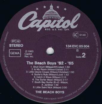 2LP The Beach Boys: 1962-1965