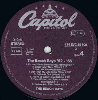 2LP The Beach Boys: 1962-1965