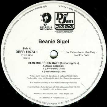 LP Beanie Sigel: Remember Them Days / Raw & Uncut 375091