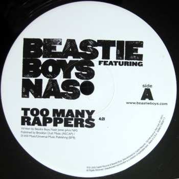 LP Beastie Boys: Too Many Rappers 455415