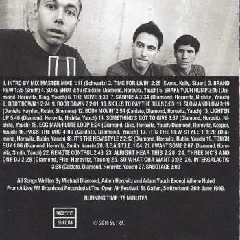 CD Beastie Boys: Swiss Cheese (St Gallen Festival Broadcast, Switzerland 1998) 413845
