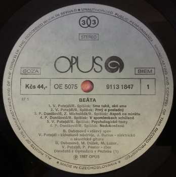 LP Beáta Dubasová: Beáta