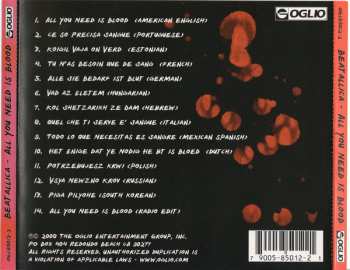 CD Beatallica: All You Need Is Blood 260899