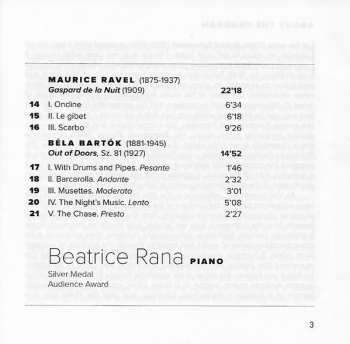 CD Beatrice Rana: Silver Medalist, Fourteenth Van Cliburn International Piano Competition 236167