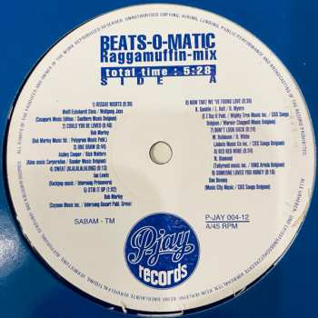 Album Beats-O-Matic: Raggamuffin-Mix