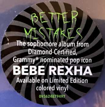 LP Bebe Rexha: Better Mistakes LTD | CLR 384485
