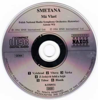CD Bedřich Smetana: Má Vlast (My Country = Mein Vaterland) 323073