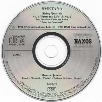CD Bedřich Smetana: String Quartets Nos. 1 & 2 - "From My Homeland" 318434