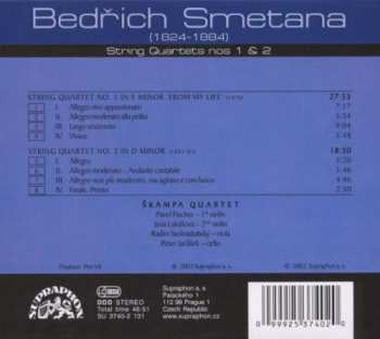 CD Bedřich Smetana: String Quartets Nos.1 & 2 34850