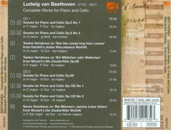 2CD Ludwig van Beethoven: Complete Works for Piano and Cello 457498