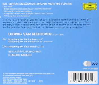 2CD Ludwig van Beethoven: Symphonies Nos. 5, 6 "Pastoral" & 9 526880